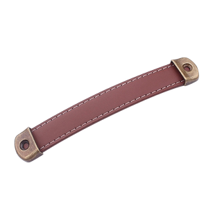 免打孔明装机箱音响抽屉皮拉手柜门抽屉柜子皮革轻奢防撞简约把手