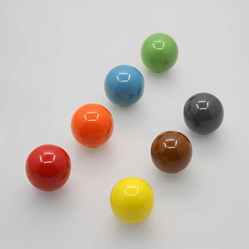 粉色白色蓝色黄色橙色小圆球拉手