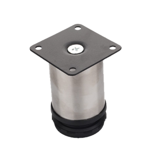 金属可调节不锈钢沙发脚脚垫橱柜脚茶几腿家具脚支撑腿床腿圆形