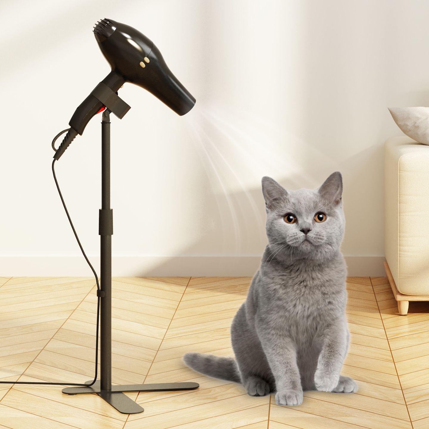 宠物吹风机支架猫狗洗澡神器