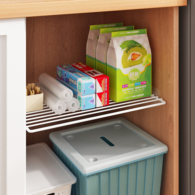 厨房橱柜内伸缩抽拉分层置物架