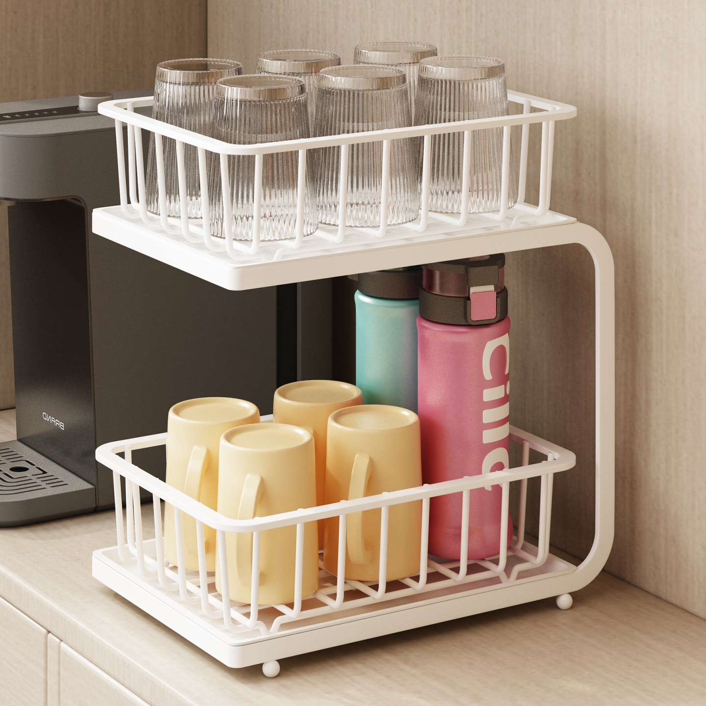 桌面水杯置物架杯子沥水架