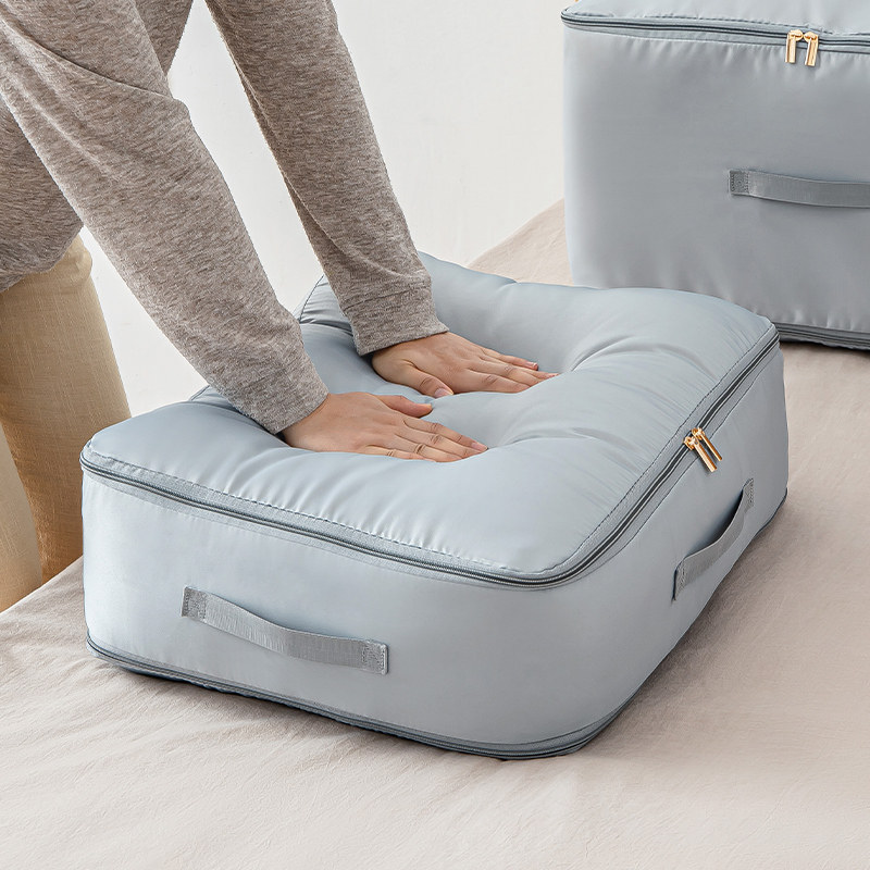 棉被收纳袋衣服棉被整理布袋子换季衣物羽绒服专用大容量家用压缩