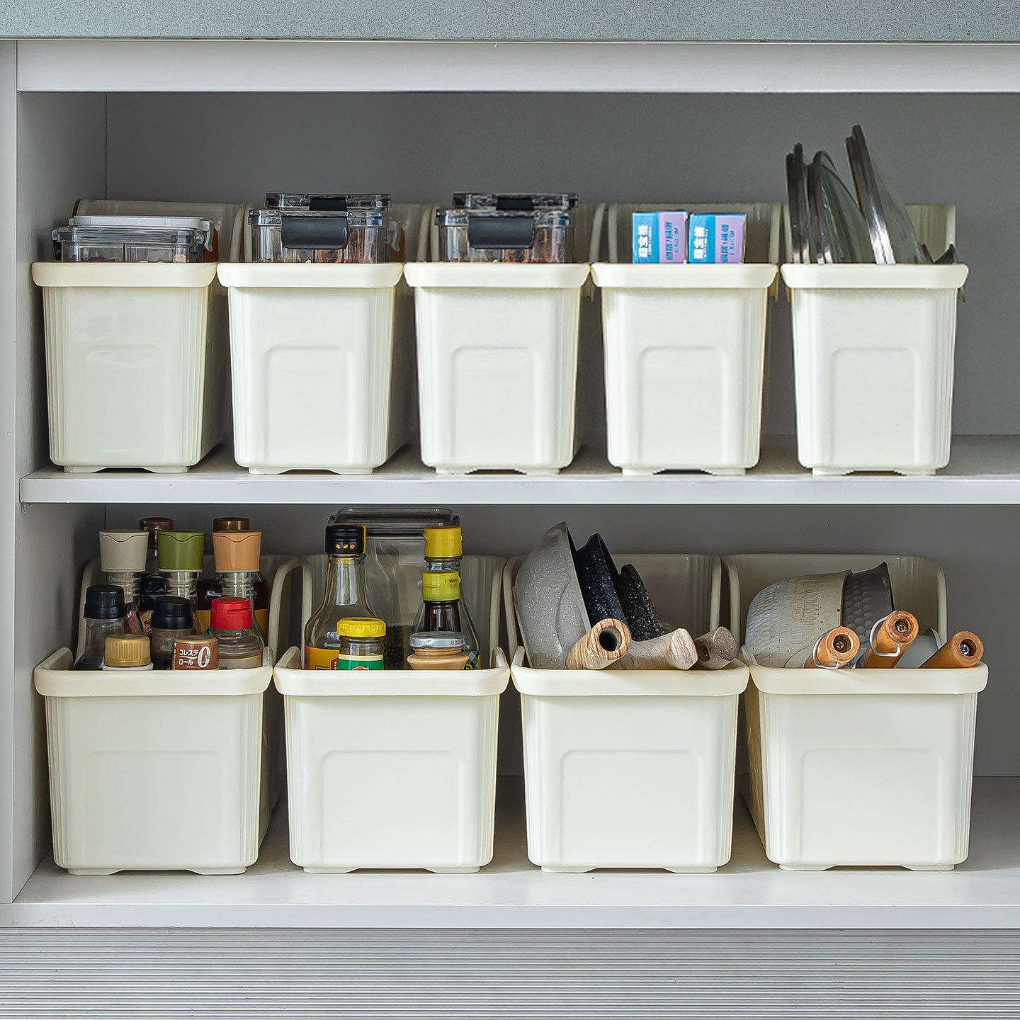 橱柜分类收纳家用杂物整理储物盒