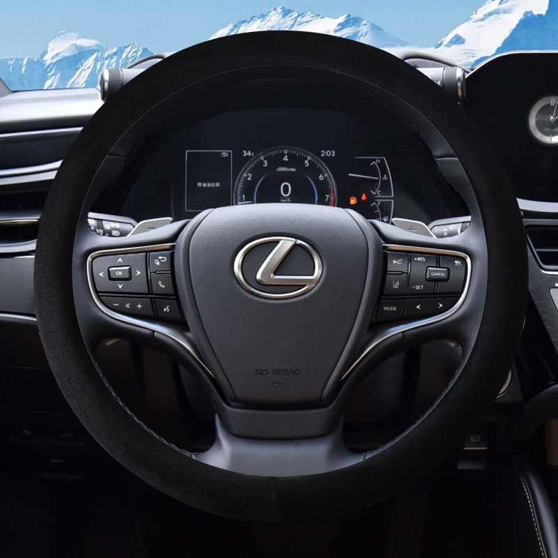 适用2020款雷克萨斯ct200h短绒毛绒方向盘套冬季天女保暖汽车把套
