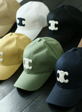 Mist Beads/明星同款凯旋门棒球帽高级百搭鸭舌帽男女款显脸小帽