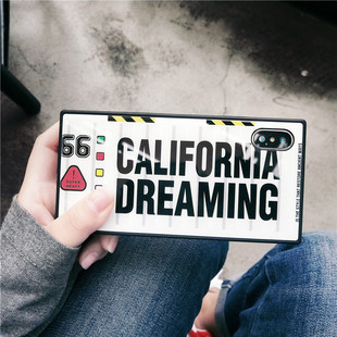 海清小欢喜适用于苹果15promax玻璃14Plus手机壳iphone13pro方形12mini集装 箱11XRS