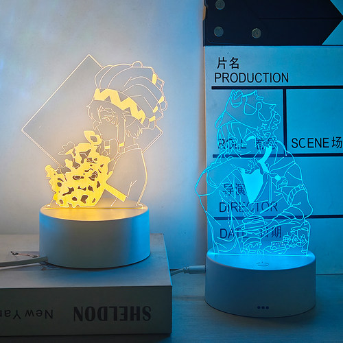 凹凸世界游戏周边小夜灯放床头桌面摆件氛围灯送女生礼物闺蜜实用