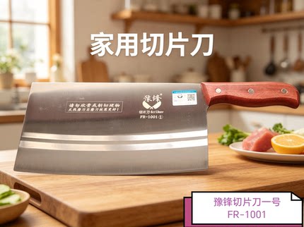 豫锋FR-1001切片刀一号超快不锈钢切菜刀厨房刀具