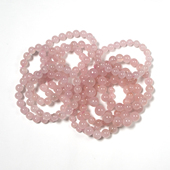 纯天然粉水晶手串可爱招正桃花少女粉色手链送女生生日闺蜜礼物