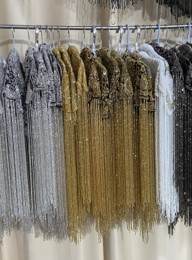 孤品特价旗袍百搭礼服古风流苏结婚婚礼订婚高端礼服披肩外披短款