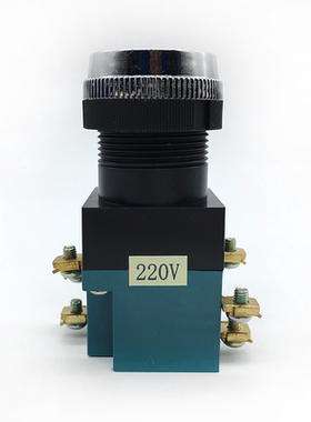 LA19-11D 220V 红色绿色 带指示灯自复位点动按钮开关 25mm