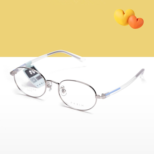 PARIM派丽蒙6-12岁儿童不规则舒适镜框青少年全框近视眼镜架53017