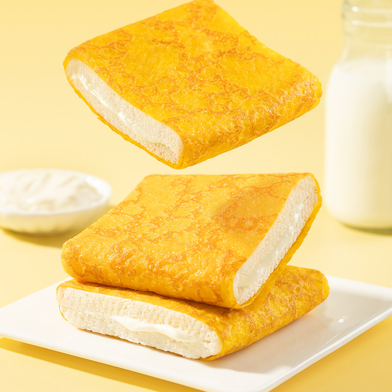 港荣蛋皮吐司面包整箱早餐代餐糕点下午茶夜宵零食营养休闲小吃