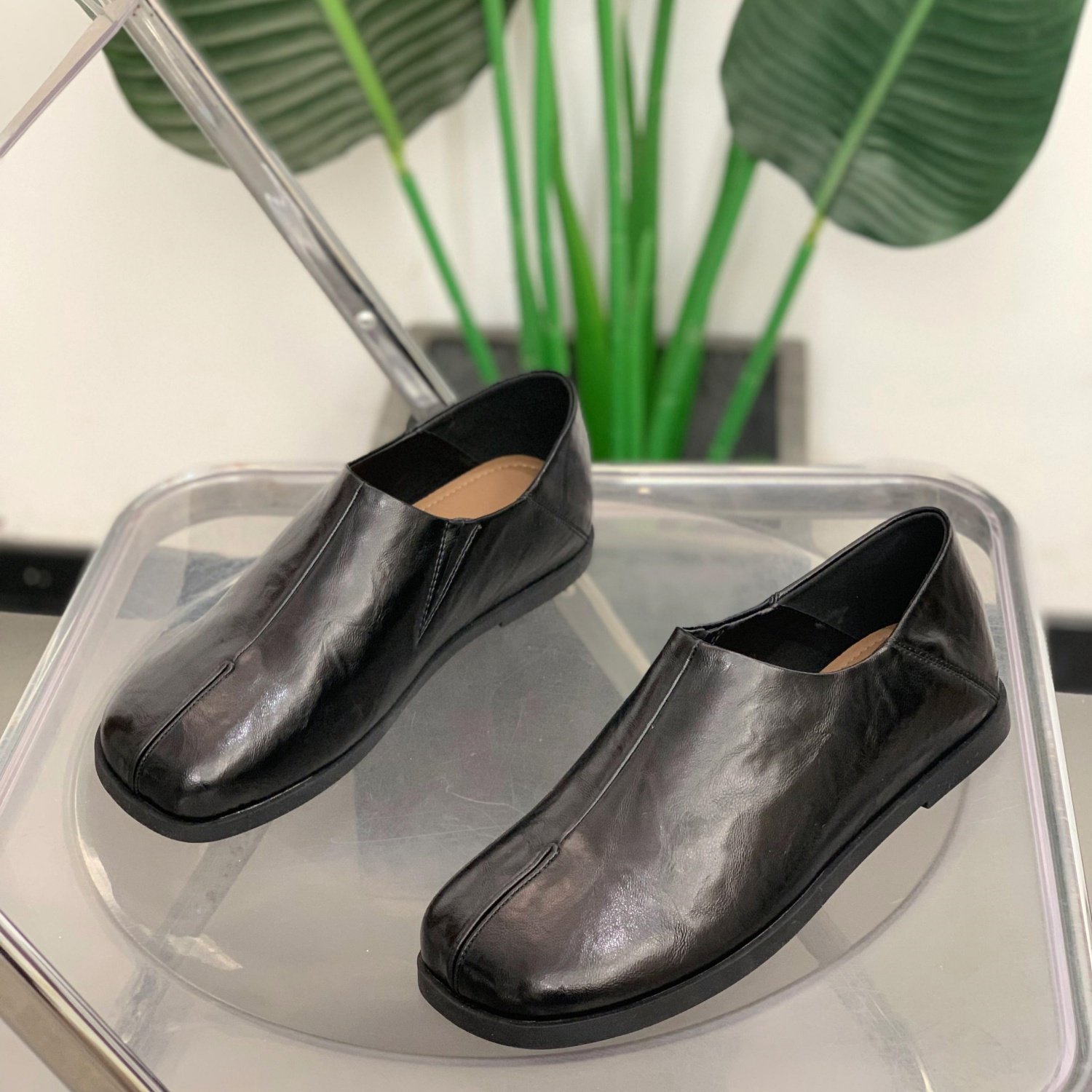 英伦风平底小皮鞋女2026年春季新款一脚蹬豆豆鞋百搭休闲舒适单鞋,女鞋,乐福鞋（豆豆鞋）,淘宝优惠券,粉丝福利购,淘宝优惠卷