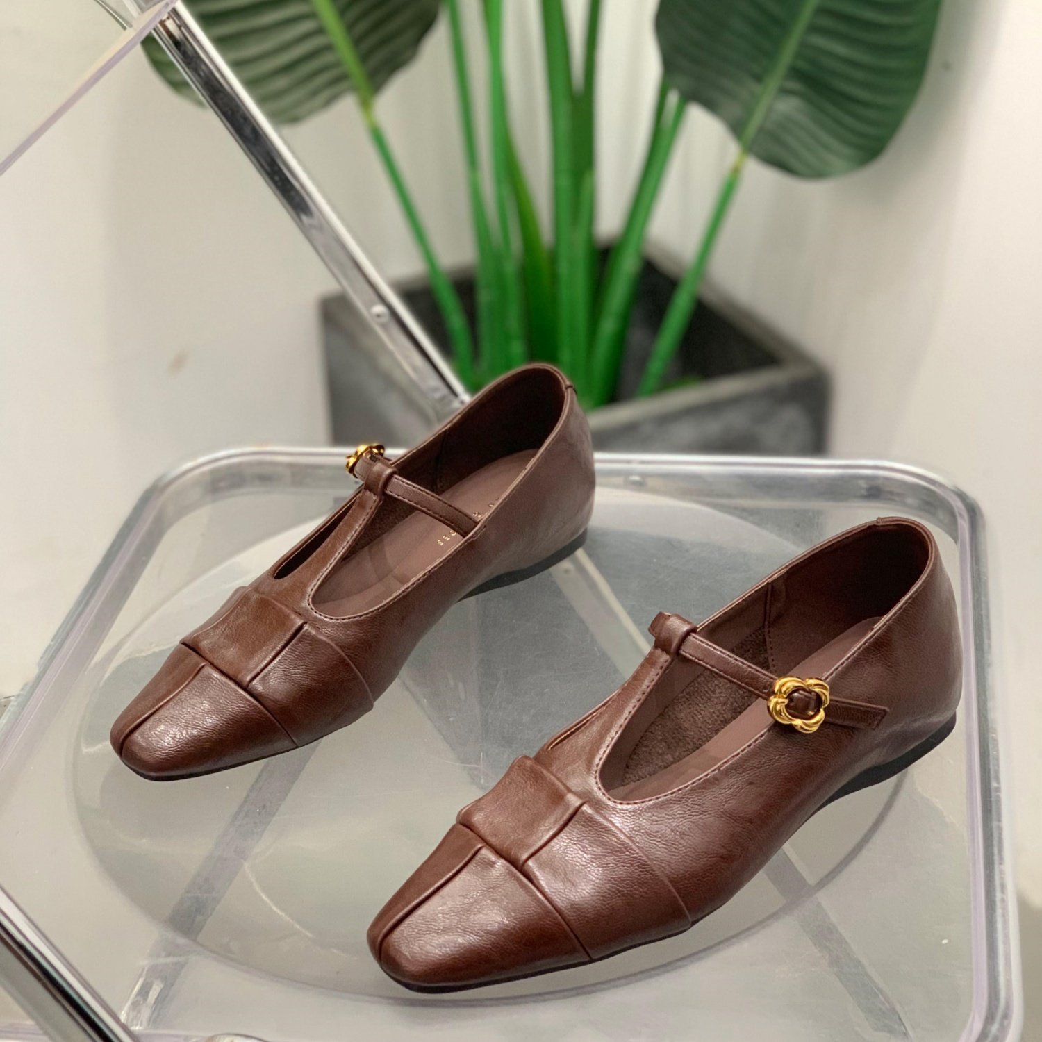 浅口尖头玛丽珍鞋女2026年春季新款平底单鞋英伦风法式软底小皮鞋,女鞋,玛丽珍鞋,淘宝优惠券,粉丝福利购,淘宝优惠卷