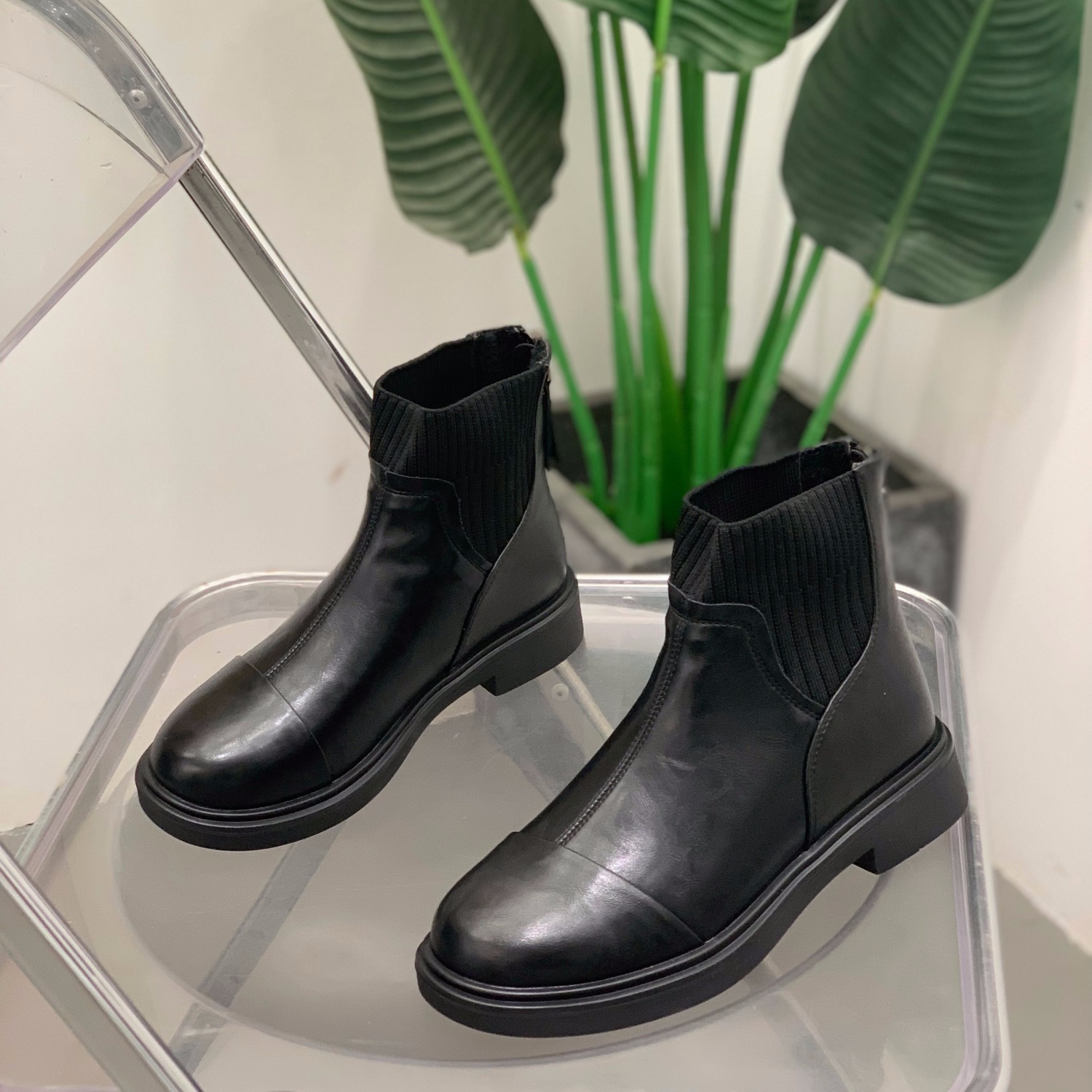 英伦风短靴女百搭马丁靴