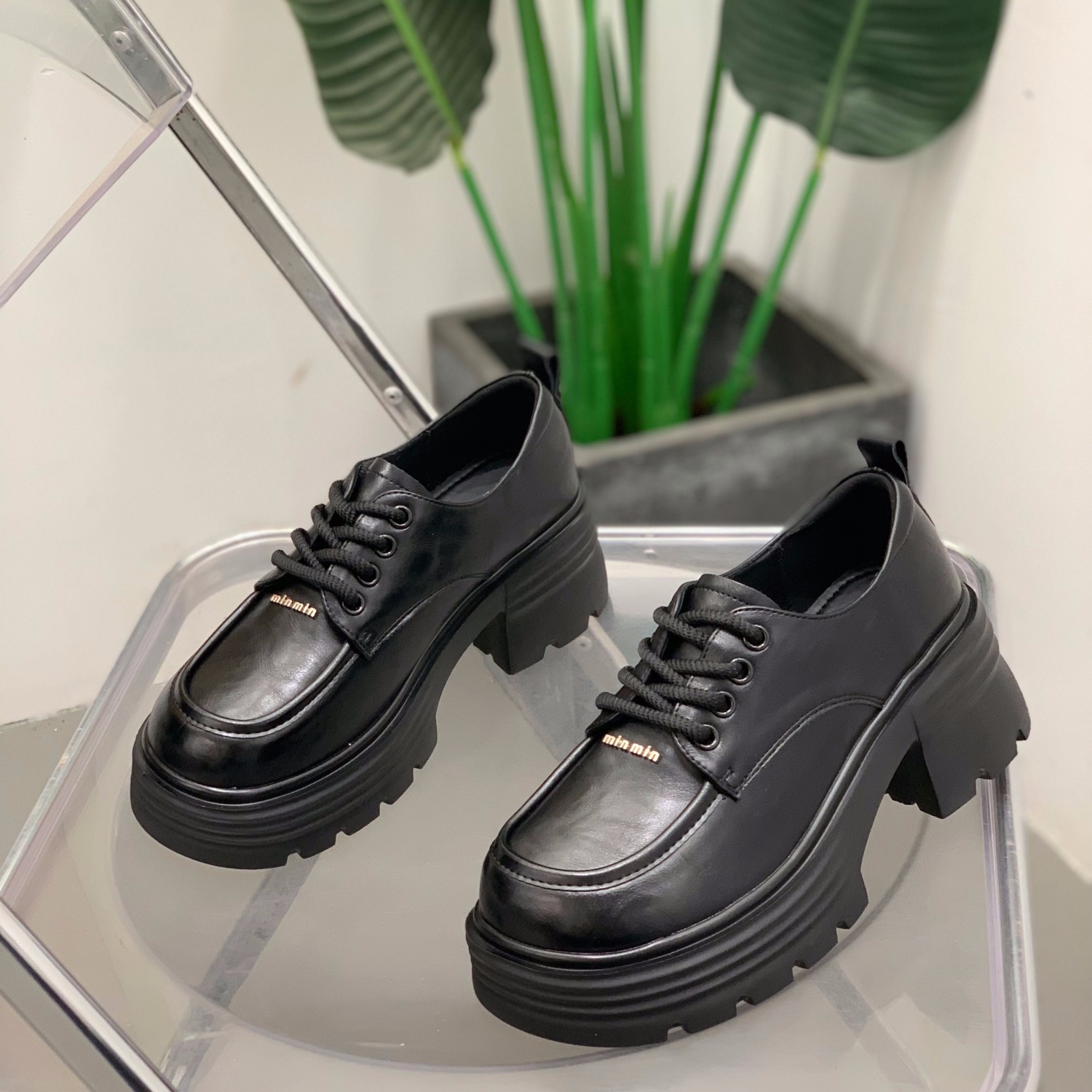 英伦风乐福鞋女增高显瘦休闲单鞋