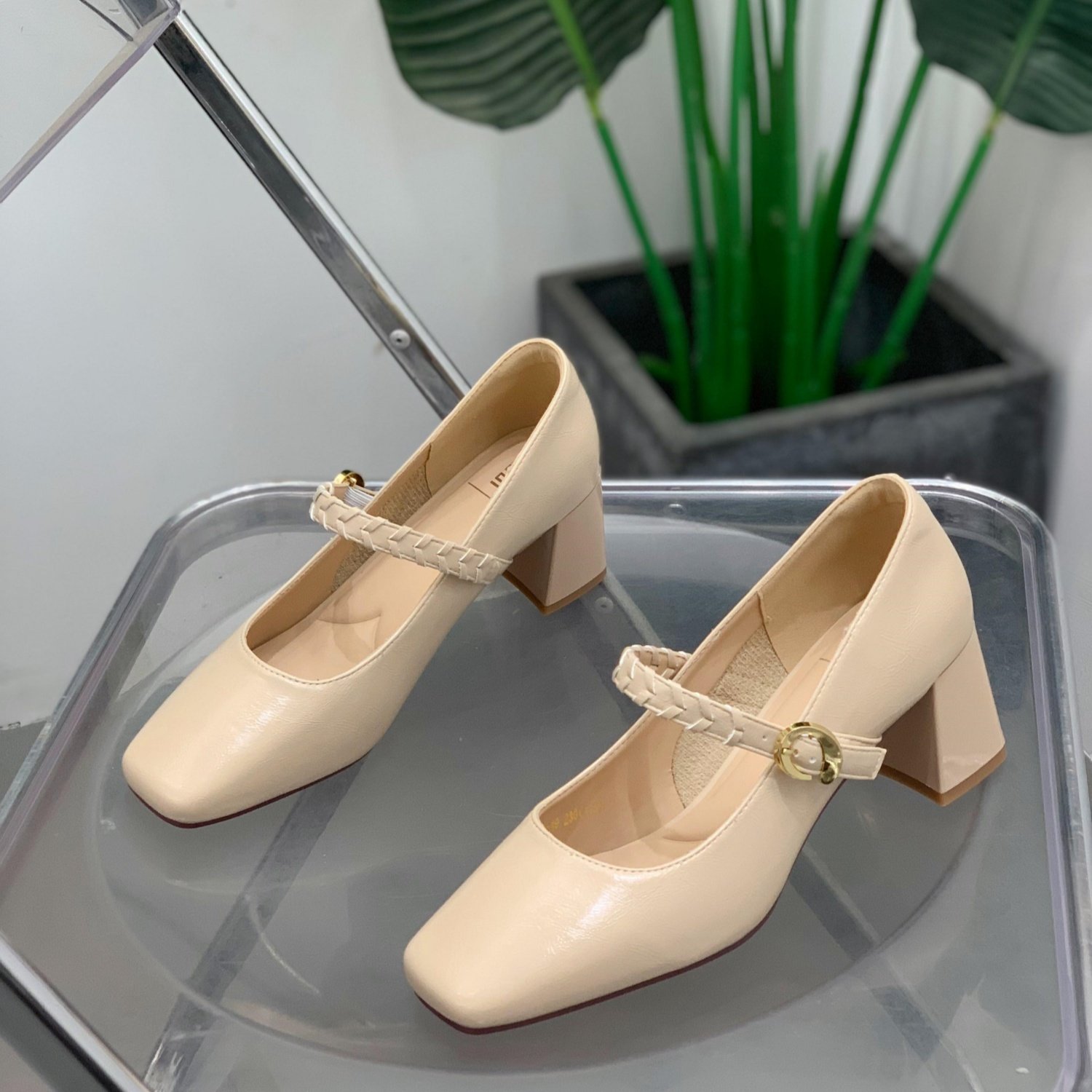 浅口玛丽珍鞋女2026年春季新款百搭单鞋网红粗跟英伦风软底小皮鞋,女鞋,玛丽珍鞋,淘宝优惠券,粉丝福利购,淘宝优惠卷