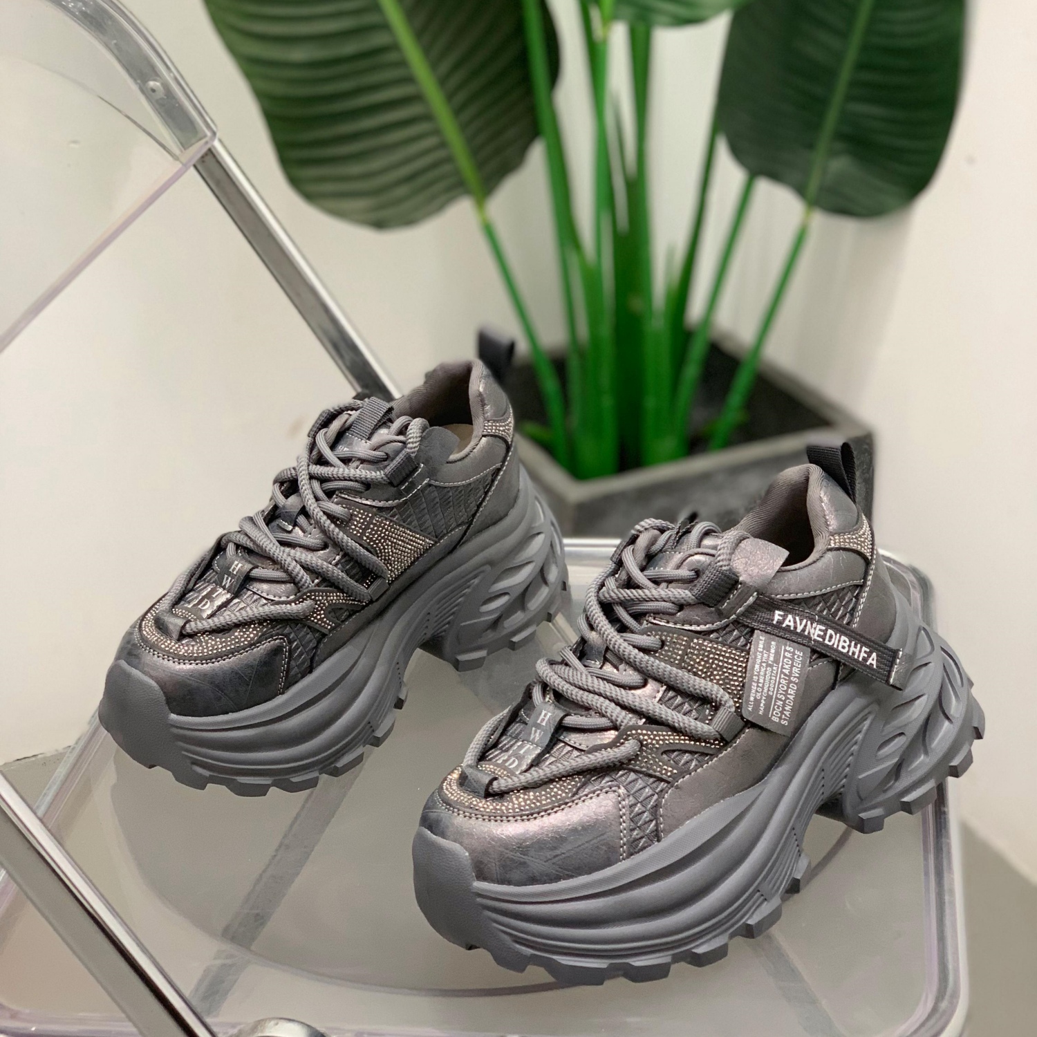 厚底复古老爹鞋女显瘦百搭休闲鞋