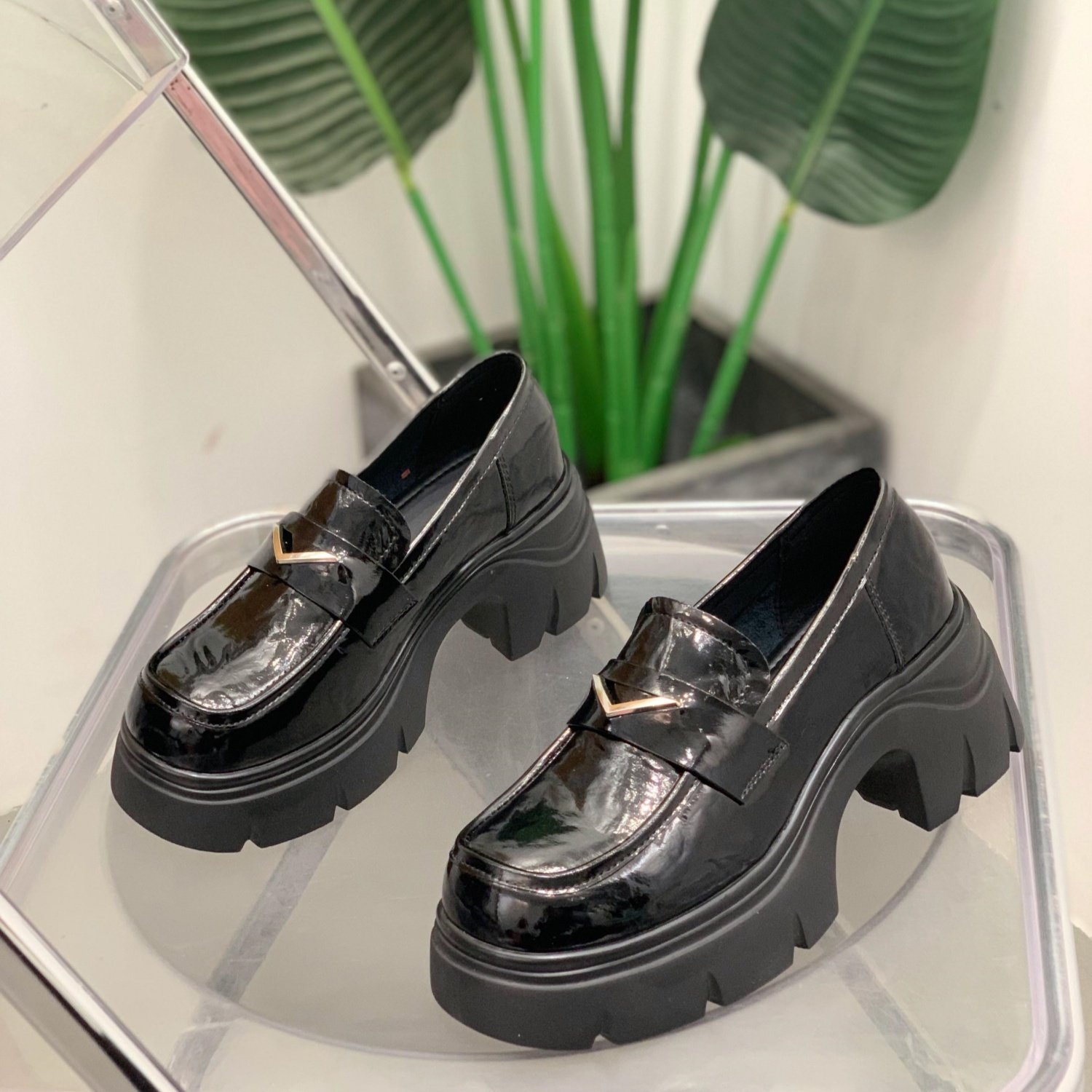 厚底增高乐福鞋女2026年春季新款百搭一脚蹬小皮鞋英伦风显瘦单鞋,女鞋,乐福鞋（豆豆鞋）,淘宝优惠券,粉丝福利购,淘宝优惠卷