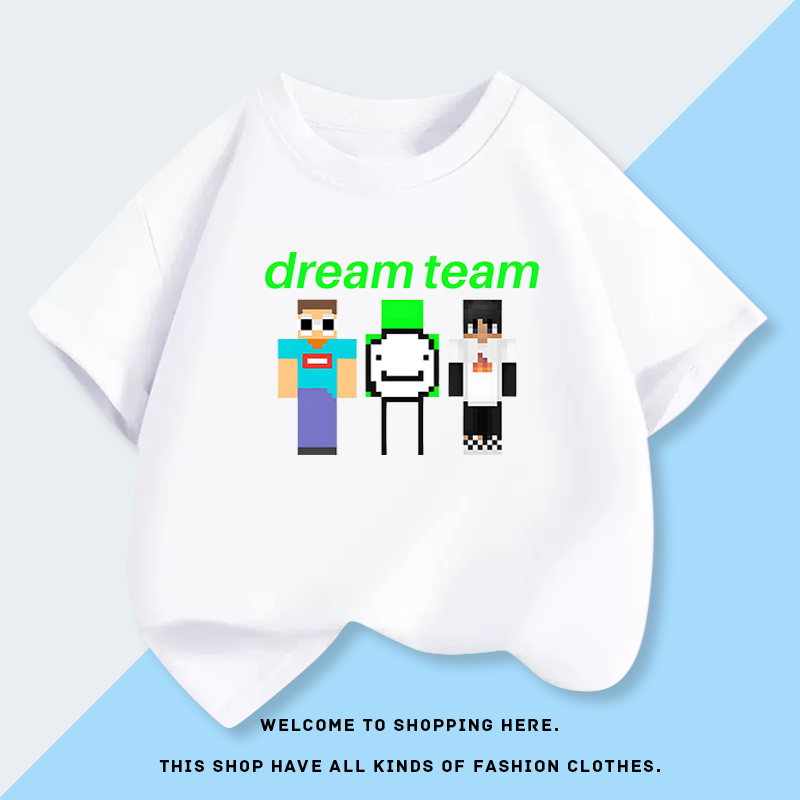 我的世界Dream大神衣服儿童短袖