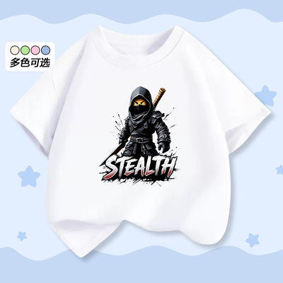 robloxstealth卡通新款夏季T恤