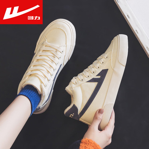 回力棉鞋休闲加绒百搭高帮帆布鞋