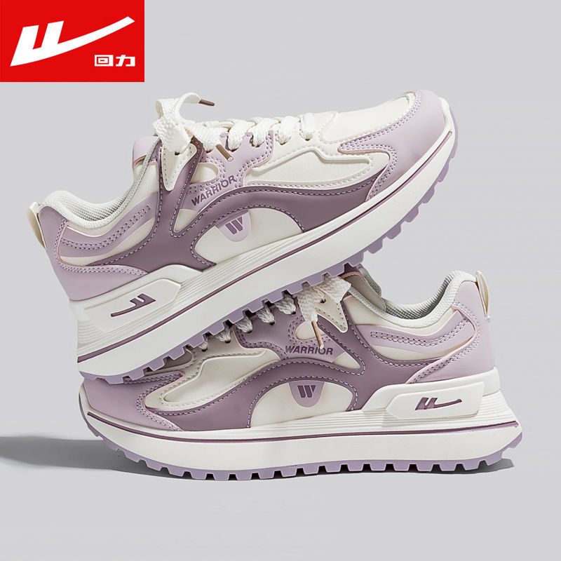 回力女鞋加厚加绒保暖运动鞋女2025秋冬季新款休闲老爹鞋百搭板鞋,女鞋,时尚休闲鞋,淘宝优惠券,粉丝福利购,淘宝优惠卷