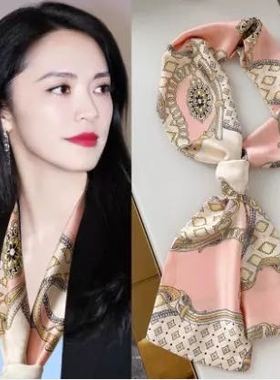 女百搭配饰品丝巾项链毛衣链围巾