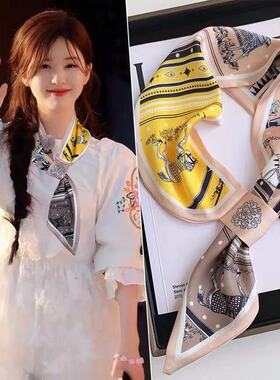 围脖丝巾女韩版百搭护装饰品时尚
