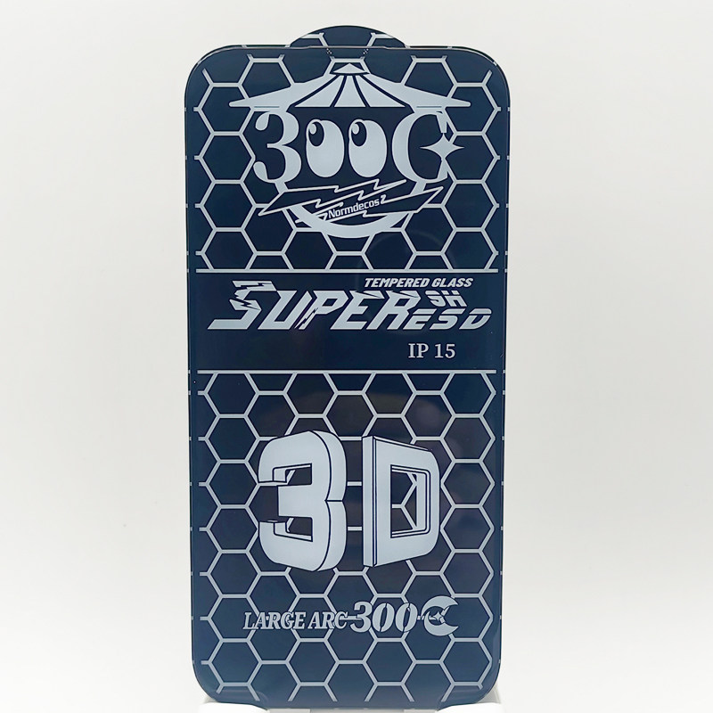 适用苹果17手机钢化玻璃膜iphone16屏保超级大弧高清15PROMAX电镀14立体圆润边缘弧度300C高清AB胶13一盒两张