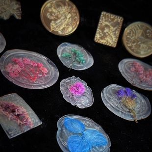 火漆印章干花永生花密封蜡混装花盒手工材料包请帖邀请函信封封口