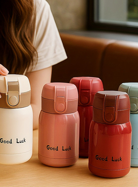 304不锈钢迷你保温杯子定制刻logo 男女儿童便携高颜值口袋杯印字