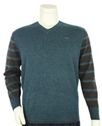 De áo len cashmere cá mập RG15107 quầy mùa thu và mùa đông đích thực Slim cổ chữ V nam * hai màu tùy chọn * thanh toán tăng vọt - Áo len Cashmere