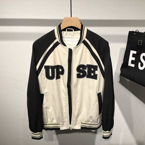 特琳露夹克男秋冬季宽松复古外套