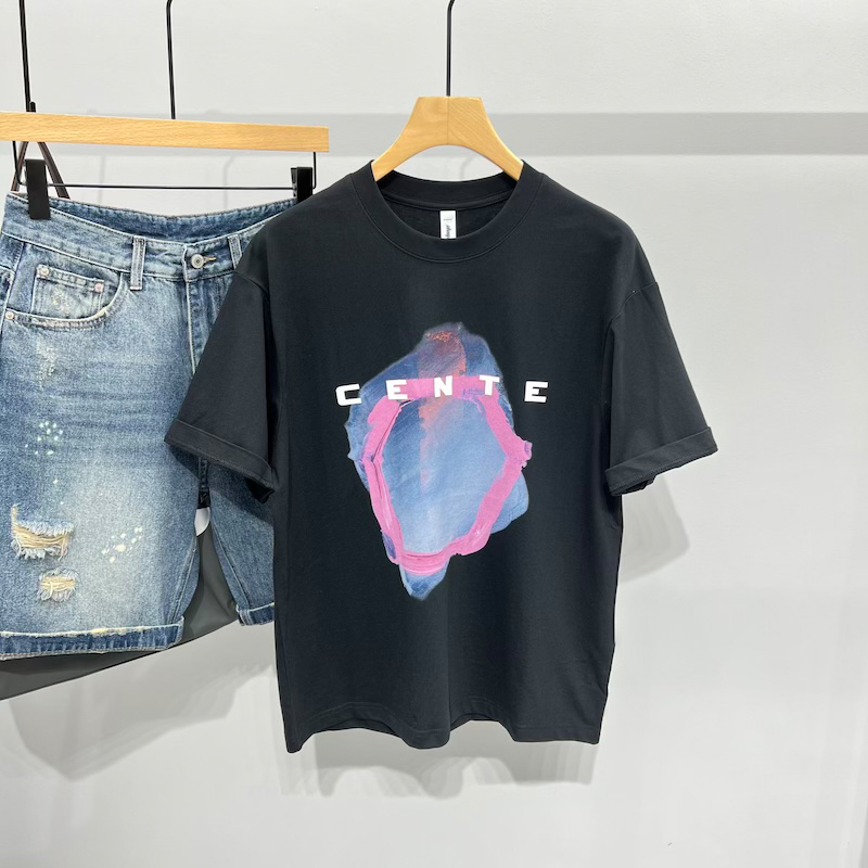 特琳露夏季休闲宽松纯棉情侣T恤