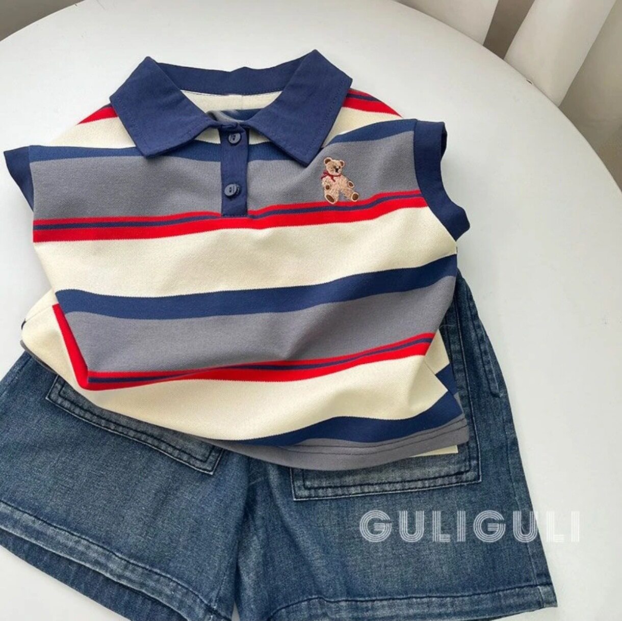 男童夏装套装2026宝宝夏天衣服潮儿童夏季网红无袖两件套韩版童装