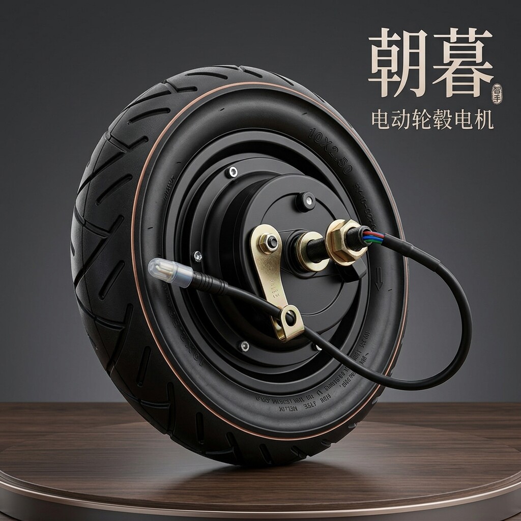 10寸无刷无齿电机电动家用滑板车电机直流轮椅车异型电机制作