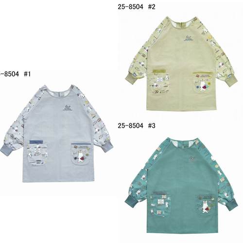 Kusuguru正品刺绣眼镜猫围裙