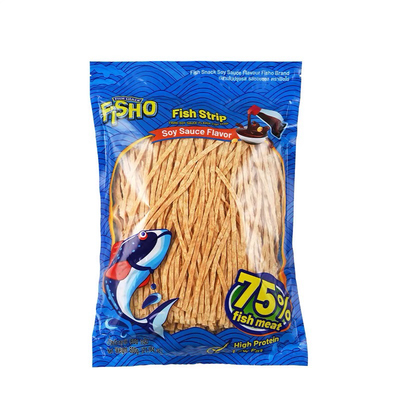 泰国进口酱油风味鱼丝熟制
