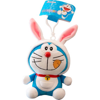 机器猫公仔小号挂件背包挂饰