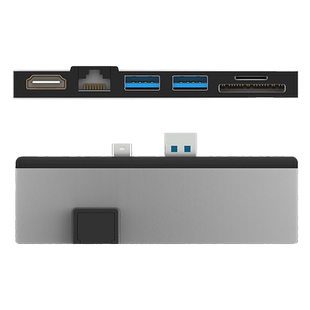 亏本清仓适合于微软surface pro6 7 5 扩展坞surface pro4 7拓展5投影仪7转接器专用hub