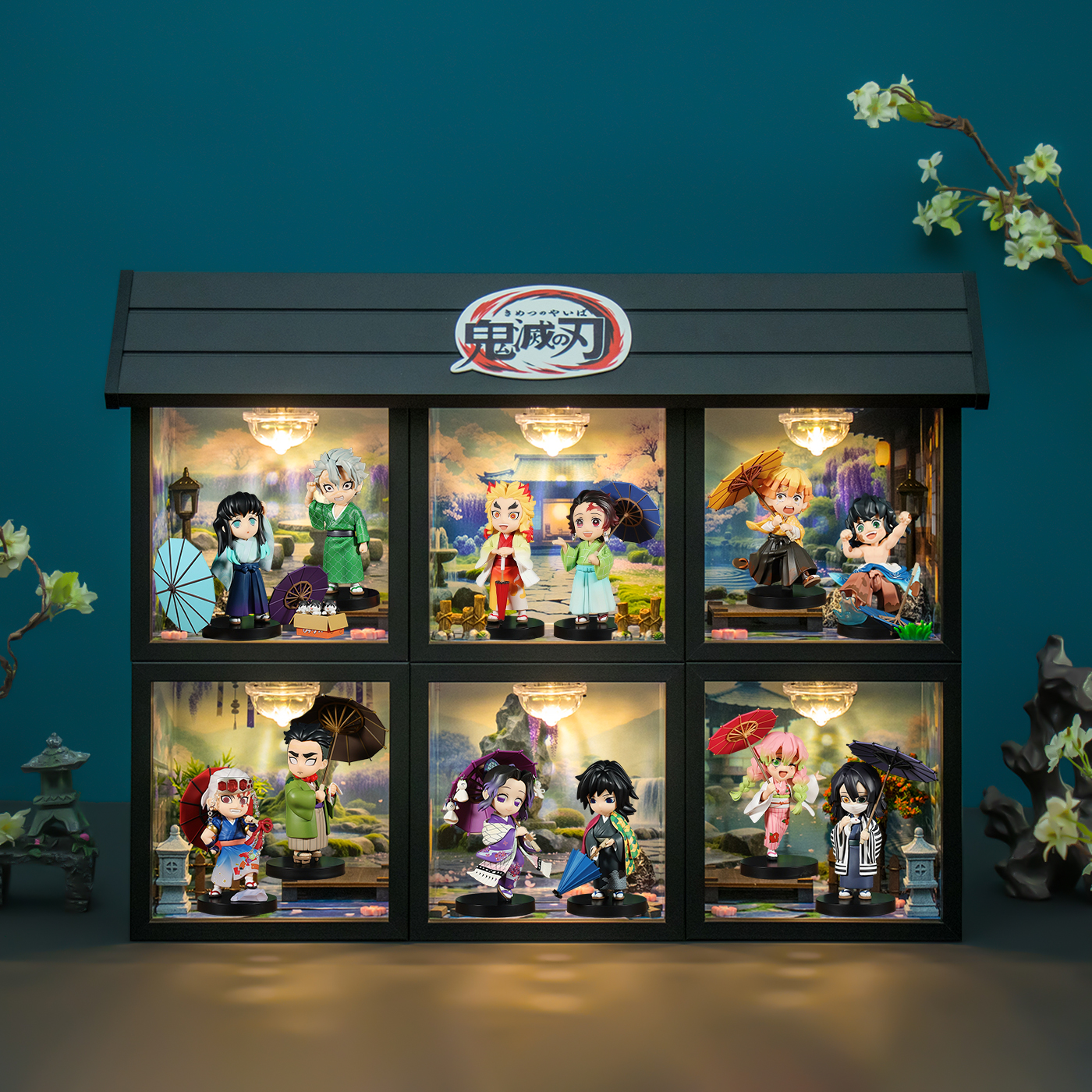 鬼灭之刃梅雨系列收纳场景展示盒