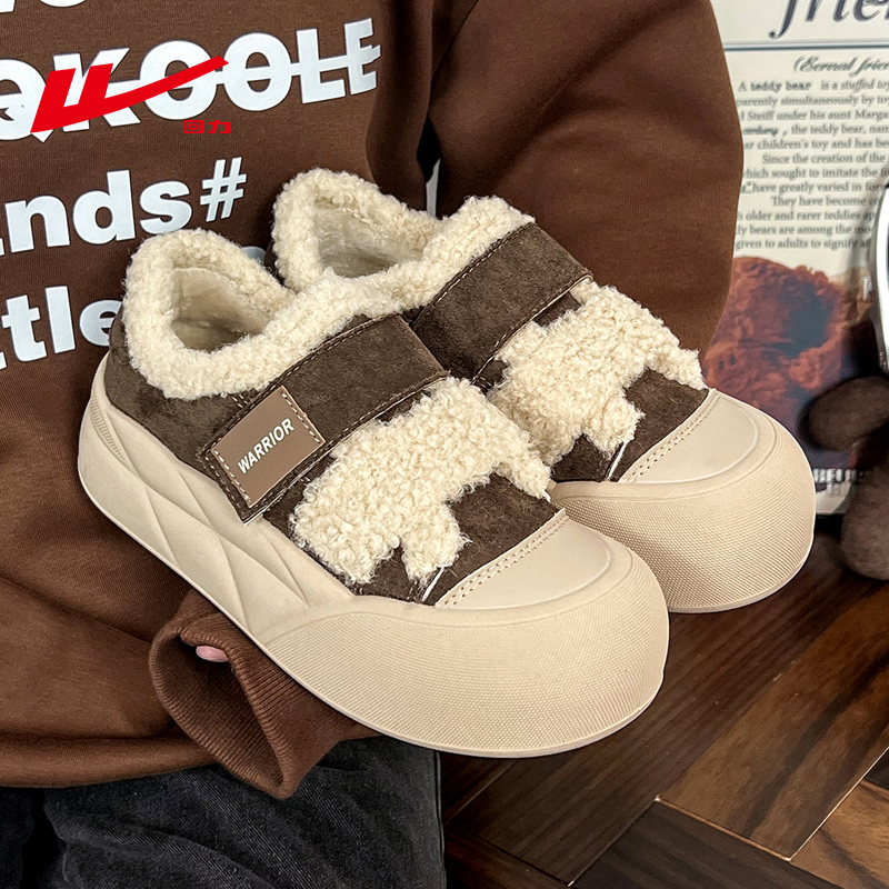 回力加绒加厚厚底复古时尚雪地靴