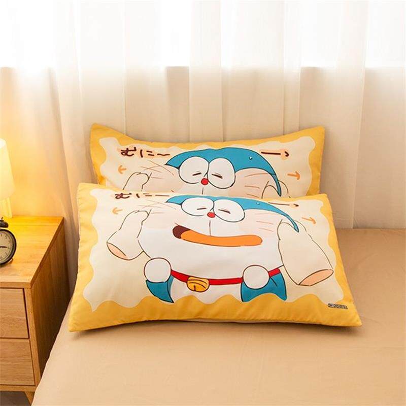新品卡通叮当猫儿童床上用品枕套