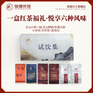 骏德试饮集六种风味礼盒装红茶正宗正品  C款
