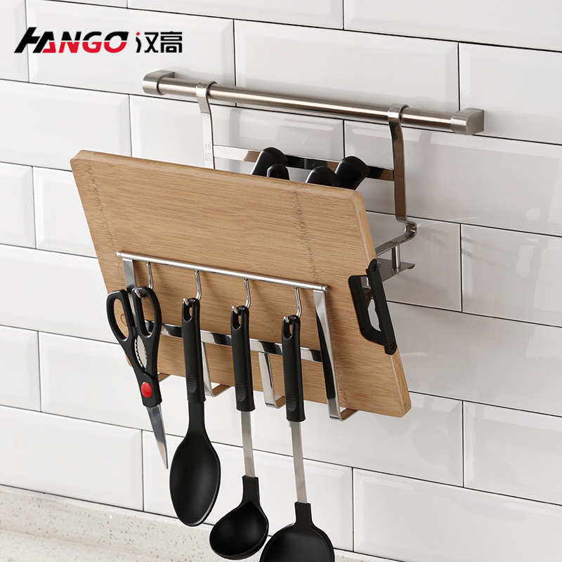 汉高厨房sus304扁钢置物架