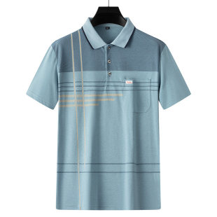 短袖 男士 Polo衫 商务中老年T恤爸爸装 P25 2026夏季 B005 新款
