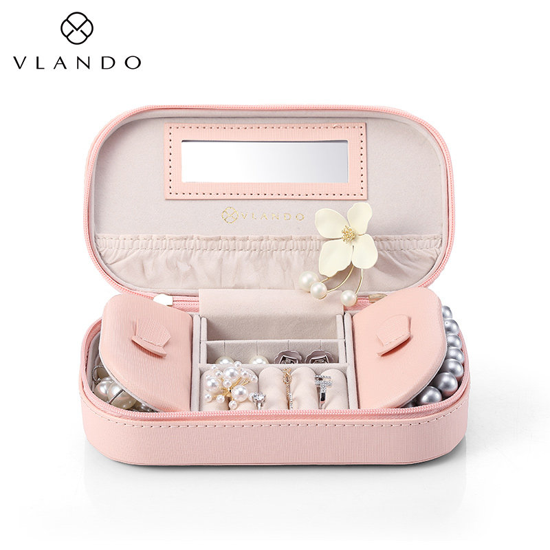 VLANDO首饰盒便携小巧旅行耳钉项链公主首饰盒欧式韩国饰品收纳盒在类目 饰品/流行首饰/时尚饰品新, 首饰收纳, 首饰盒中 - 来自Buy2taobao.com提供专业的淘宝代购服务